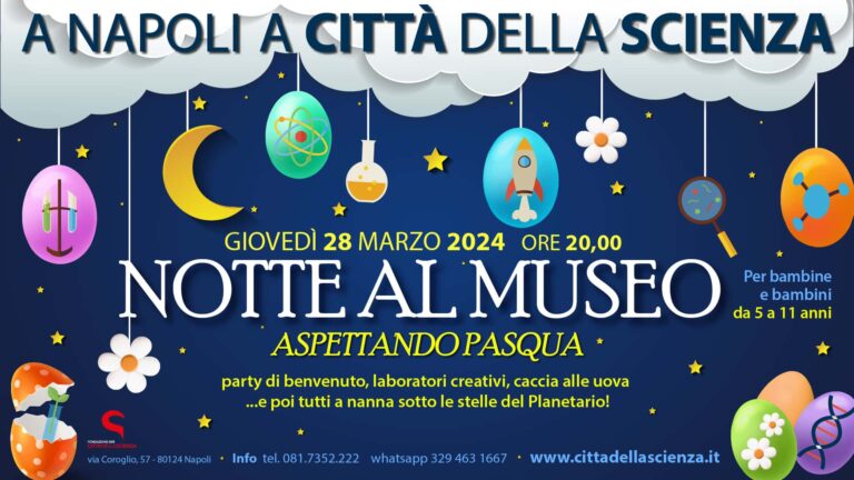 Caccia alle uova in Campania NOTTE AL MUSEO! ...Aspettando Pasqua 2024