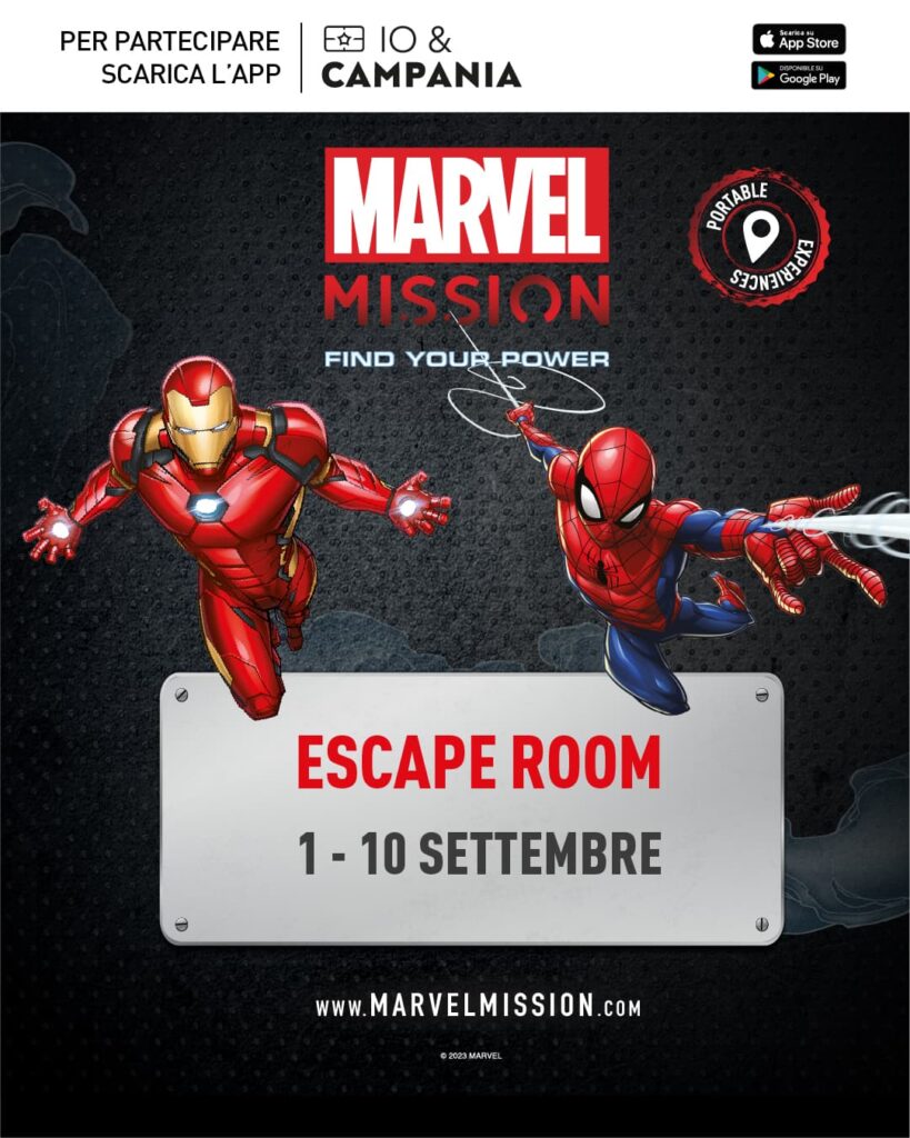 Serata Quiz Escape room Marvel mission