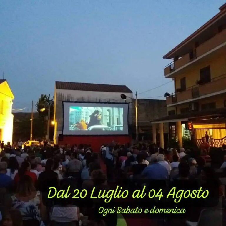 Cinema all'aperto in Campania