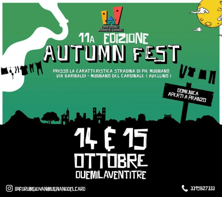 Street food Campania Autumn Fest