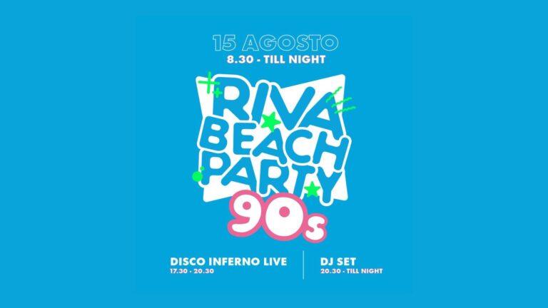 Riva Beach Party 90s - Disco inferno live