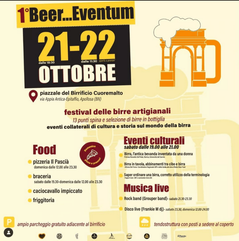 Festa della birra in Campania 2023 1° Beer...Eventum