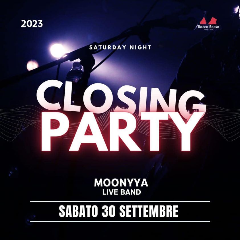 Eventi in Campania dal 29 settembre al 1° ottobre Closing Party - moonyya Live band