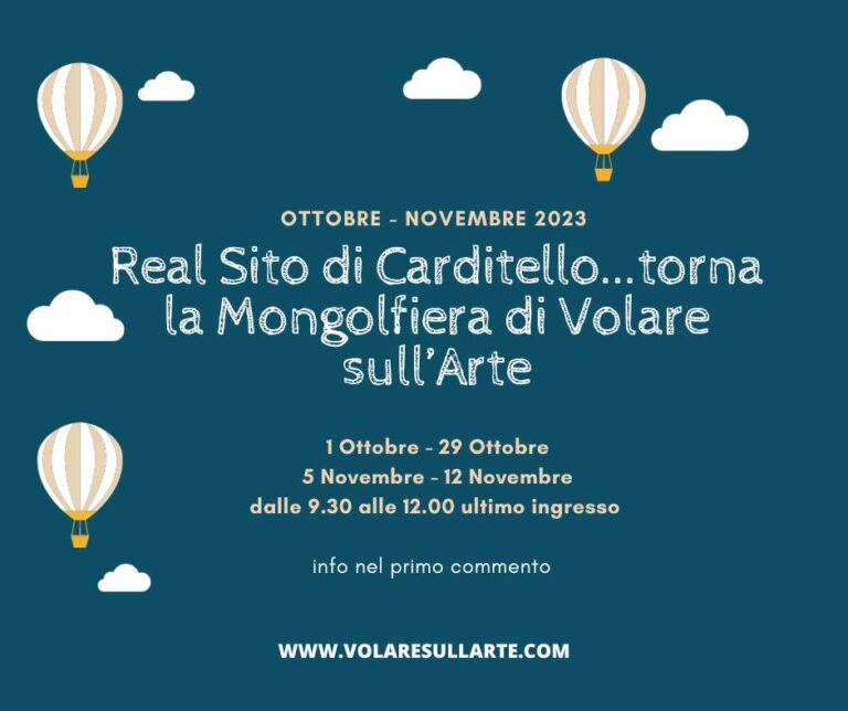 Eventi del weekend in Campania dal 10 al 12 novembre Volare sull'arte