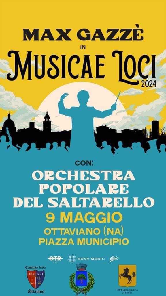 Concerti gratuiti in Campania Max gazzè