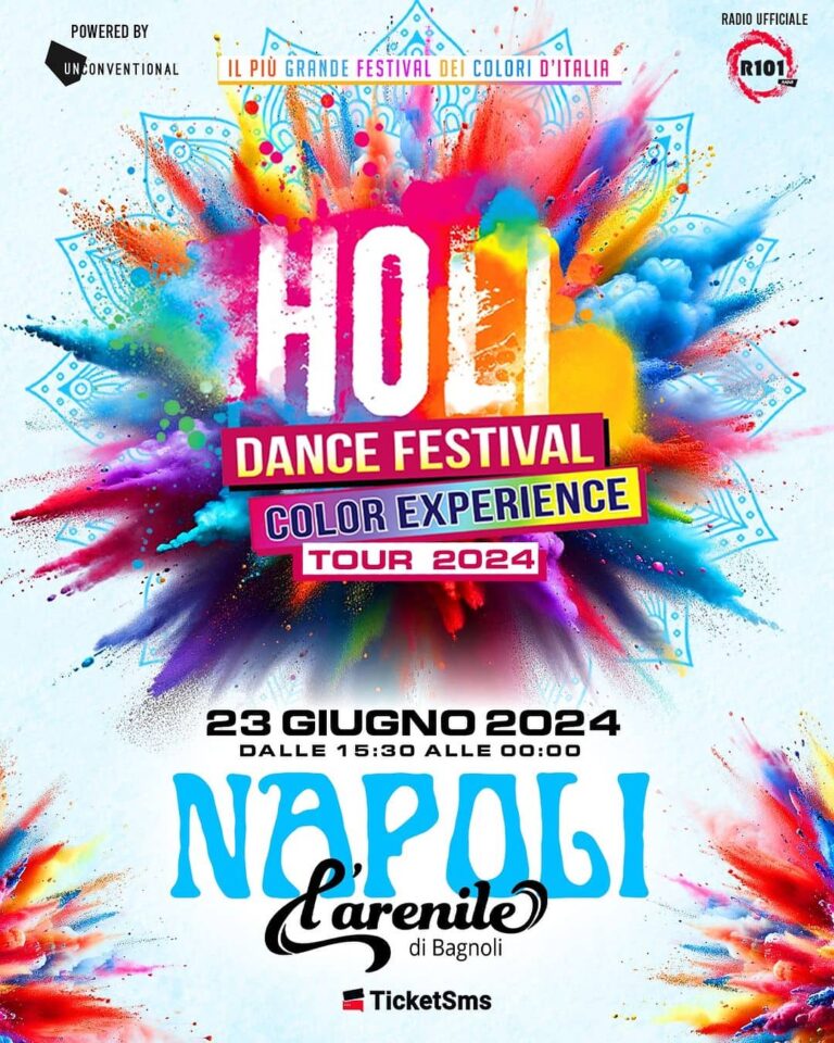 Eventi weekend in Campania dal 21 al 23 giugno Holi dance festival