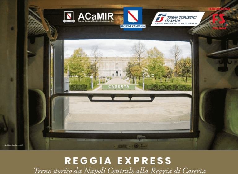 Calendario treni storici Campania 2024 Reggia Express 8 giugno 2024