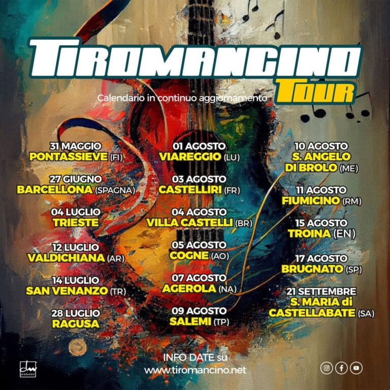 Concerti gratuiti in Campania Tiromancino