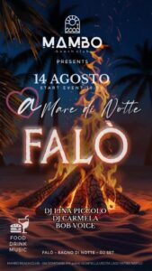 UNA NOTTE DI FERRAGOSTO INDIMENTICABILE AL MAMBO BEACH CLUB