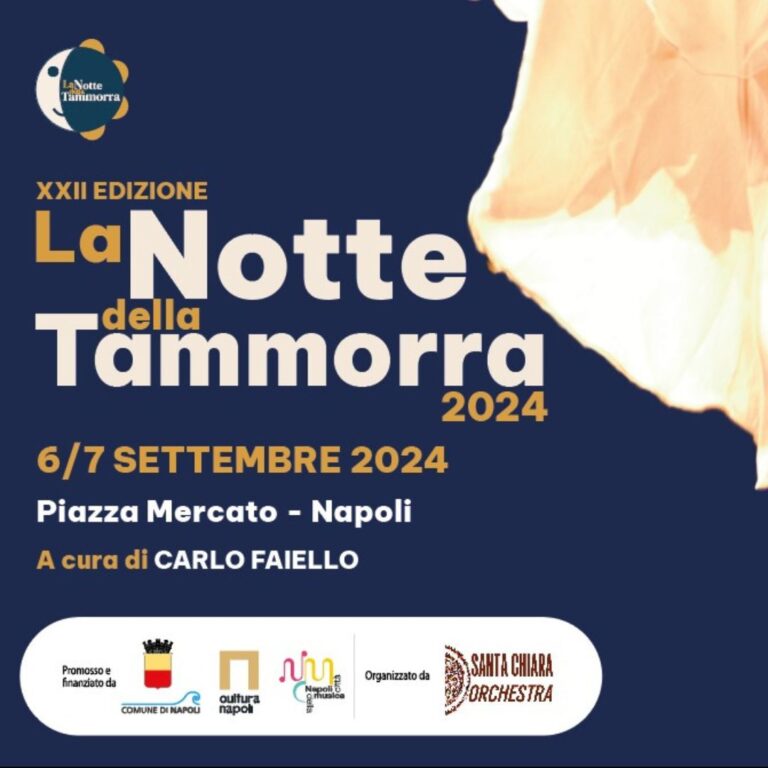 eventi weekend la mia campania dal 6 all'8 settembre 2024 La notte della Tammorra