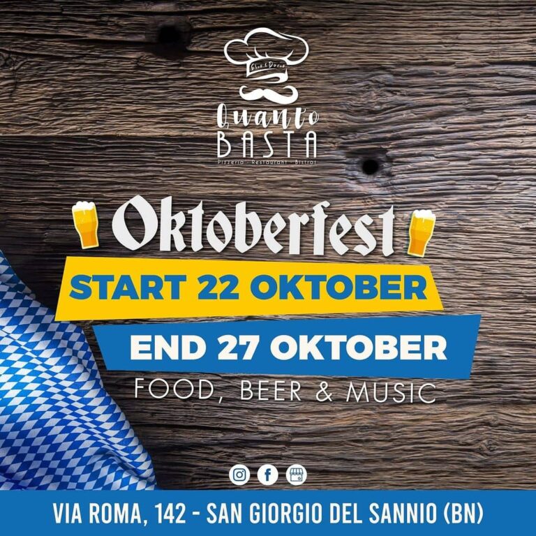 Festa della birra in Campania Oktoberfest