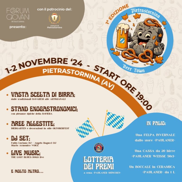 Festa della birra in Campania Pietrastornina Beer Town