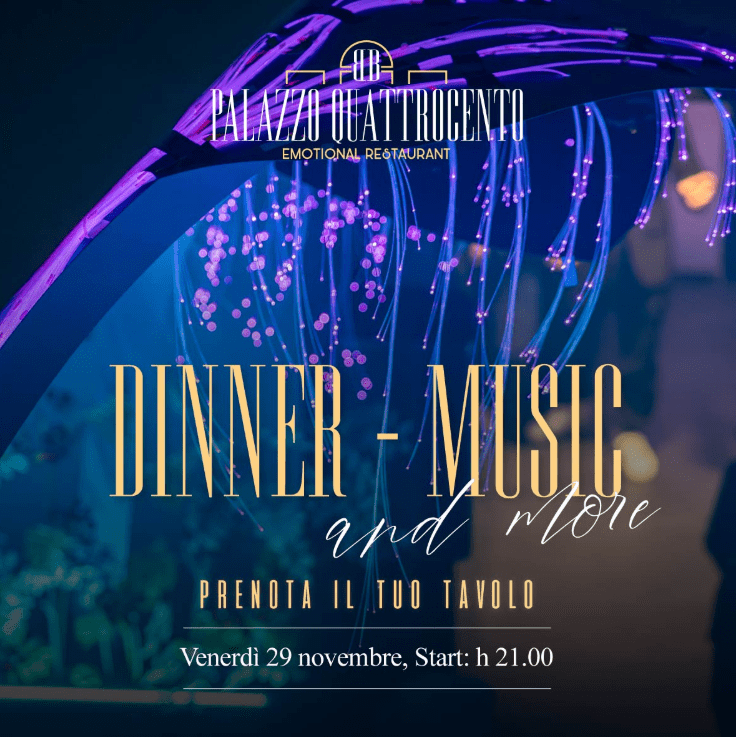 Eventi del weekend: dal 24 novembre al 1° dicembre Dinner music show