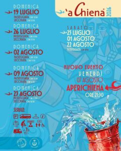 Programma A' chiena 2026