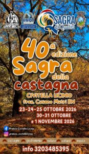 40&ordf; edizione della Sagra della Castagna