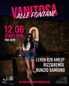 Notti alle Fontane con Vanitosa