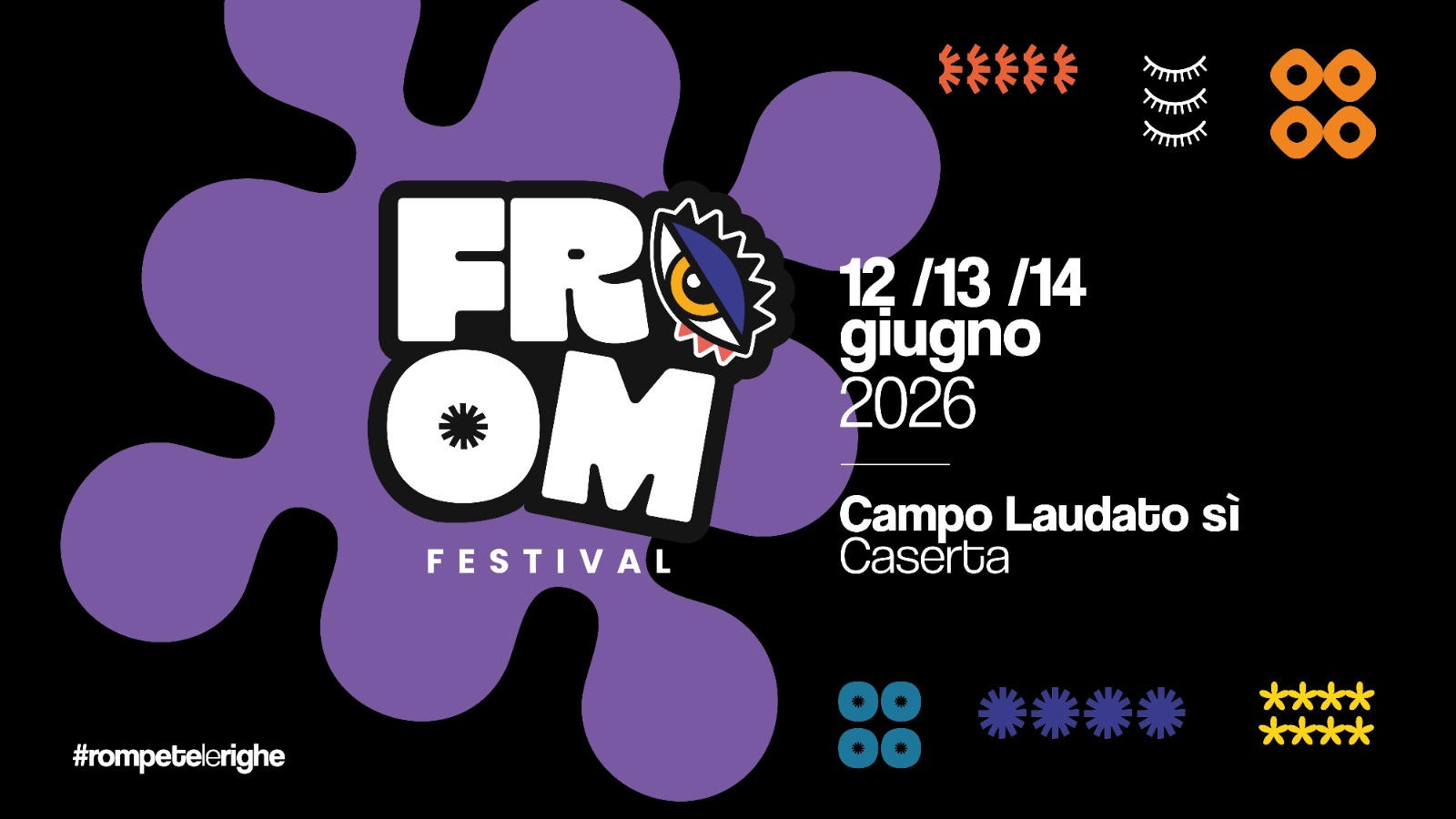 FROM Caserta festival 2026 al Campo Laudato S&igrave; ex Macrico